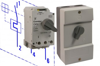 Автоматический выключатель Condor OKN AC3 16A